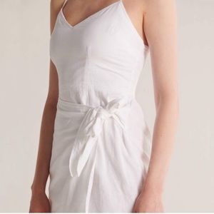 Abercrombie White Wrap Mini Dress
